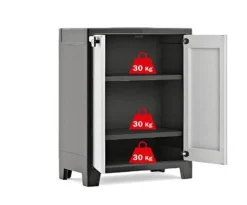 KIS-KETER Keter Low Storage Schrank, Titan, Kunststoff, 2 Regale -Garten- & Gewächshäuser Geschäft 3098e033f0ec5c282e545c8e9c7a7bd6