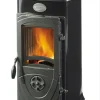 Werkstattofen / Kaminofen La Nordica Super Junior Schw. Stahl/Guss 5kW