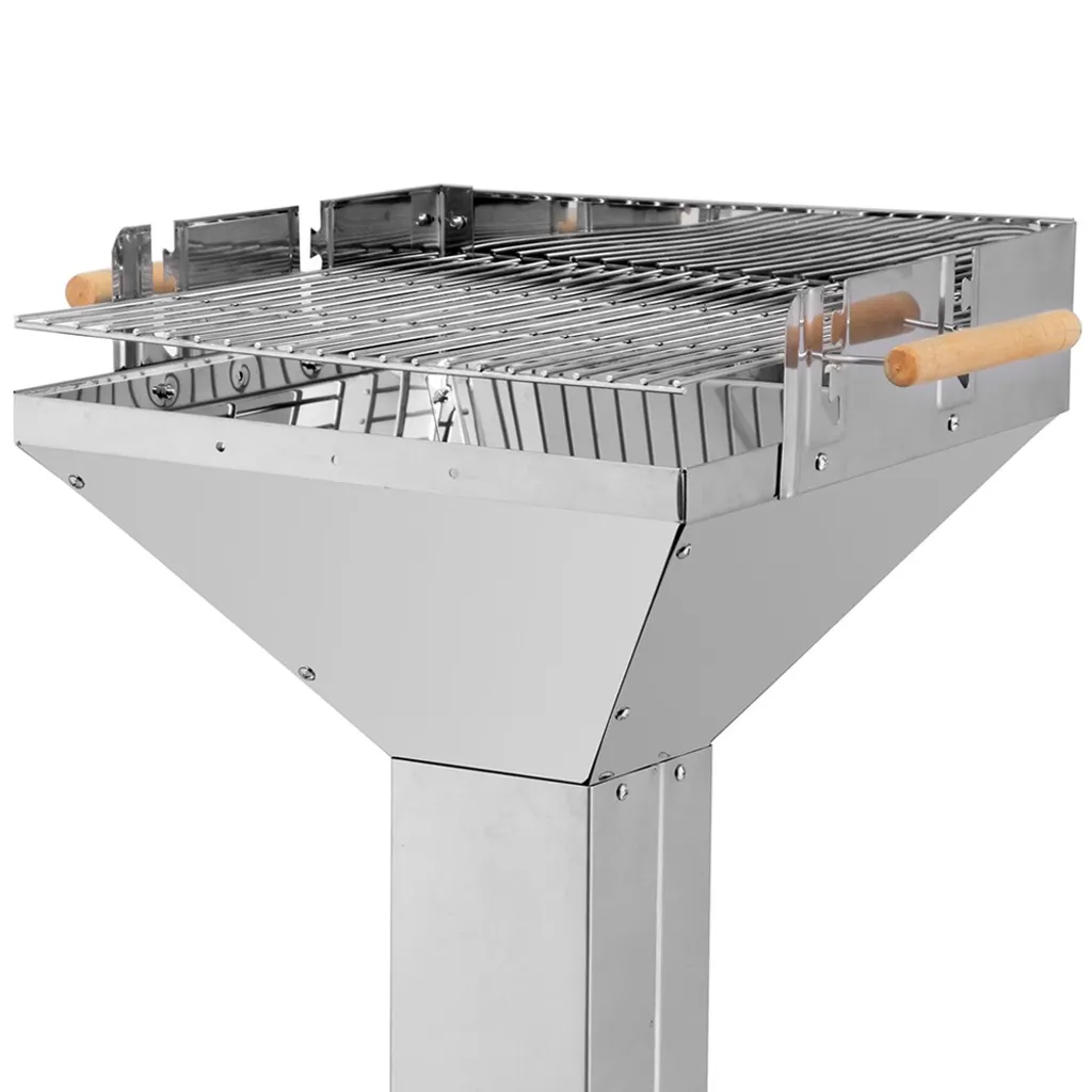 Tepro Edelstahl-Trichtergrill "Vista", Windschutz, Feuerwanne, Holzkohlegrill; 1066 12 Tepro Edelstahl-Trichtergrill "Vista", Windschutz, Feuerwanne, Holzkohlegrill; 1066 – Bild 12