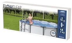 Bestway Flowclear 4-stufige Sicherheitsleiter 132 Cm -Garten- & Gewächshäuser Geschäft 30d9b243373d7cc94bf062e0493092eb