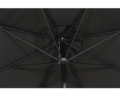 SIENA GARDEN Isa Mittelstockschirm Anthrazit/anthrazit 300 Cm L30537 -Garten- & Gewächshäuser Geschäft 316932e5df7efd18bd6611b77d68f3ad