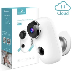 HeimVision HMD2 Akku Überwachungskamera Außen, 1080P Kabellose WLAN Kamera Outdoor Mit PIR Bewegungsmelder, IP65 Wasserdichte WiFi Sicherheitskamera, 2-Wege Audio, IR Nachtsicht