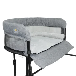 Eichhorn Kinderwagen Close2Me HAPPY - Mittelgroßes Beistellbett Für Haustiere Bis 12 Kg, Inklusive Auflagepad Mit Kuschelrand