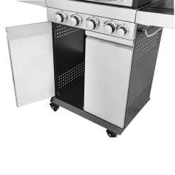 El Fuego Edelstahl Gasgrill Sunset Beach 4+1 Brenner, Grillrost U Grillplatte Gusseisern, Linkes Seitenteil Abklappbar -Garten- & Gewächshäuser Geschäft 31c1231e0274770e7d03b48b118eb49d