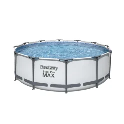 Bestway Steel Pro MAX™ Ersatzpool Ohne Zubehör Ø 366 X 100 Cm, Lichtgrau, Rund -Garten- & Gewächshäuser Geschäft 31e50b579ec954d723f5c88c925ca41c