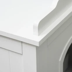 PawHut Katzenschrank Für Katzentoilette Katzenklo Katzenhaus Mit Klappdeckel Trennwand Katzenhöhle Katzenkommode Beistelltisch Erhöhtes Design MDF Spanplatte Weiß 74 X 52 X 55 Cm 17 PawHut Katzenschrank Für Katzentoilette Katzenklo Katzenhaus Mit Klappdeckel Trennwand Katzenhöhle Katzenkommode Beistelltisch Erhöhtes Design MDF Spanplatte Weiß 74 X 52 X 55 Cm -Garten- & Gewächshäuser Geschäft 31f46c63fee16b19bd339b613a13ee50