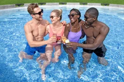 Bestway® Steel Pro MAX™ Aufstellpool Komplett-Set Mit Filterpumpe Ø 549 X 122 Cm, Steinwand-Optik (Cremegrau), Rund -Garten- & Gewächshäuser Geschäft 31f8cc6a4c582fc57b1d027b448125da