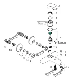 Hansgrohe Logis Wannenmischer Aufputz Chrom -Garten- & Gewächshäuser Geschäft 3258ea892b4a98a34285d8d8fd5b9ddc