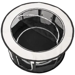 Tectake Welpenlaufstall Carola Aus Polyester Mit Tragetasche - Schwarz -Garten- & Gewächshäuser Geschäft 3263679a2fa809475e2e9cac79c62165