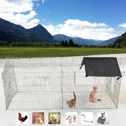 Mucola Freigehege Mit Sonnenschutz Tiergehege Tierlaufstall Freigehege Freilauf Freilaufgehege Kaninchenkäfig Kaninchenstall Gehege 9 Mucola Freigehege Mit Sonnenschutz Tiergehege Tierlaufstall Freigehege Freilauf Freilaufgehege Kaninchenkäfig Kaninchenstall Gehege -Garten- & Gewächshäuser Geschäft 327789dce7df414f1e8463370df4200b