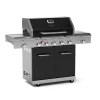 Nexgrill Gasgrill 5 Brenner Deluxe Mit Heckbrenner, Seitenkochfeld Und Seitenbrenner