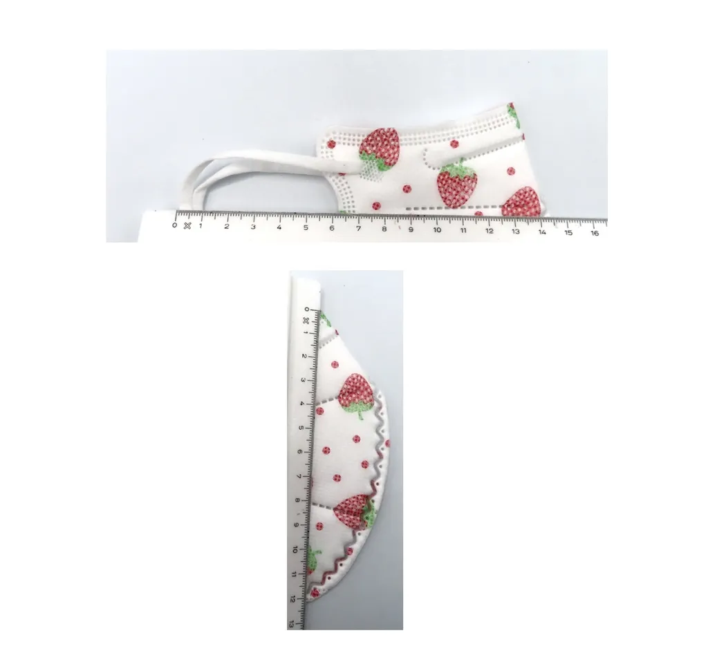 BARBEADOR 20x FFP2 Erbeeren Erdbeere SMALL SIZE Masken Kleine Atemschutzmasken 3 BARBEADOR 20x FFP2 Erbeeren Erdbeere SMALL SIZE Masken Kleine Atemschutzmasken – Bild 3