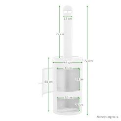 Raburg XXL Gartenkamin BERNARD In SCHIEFER-SCHWARZ, Extra Großer Design-Garten-, Terrassenofen & Feuertonne -Garten- & Gewächshäuser Geschäft 32ecf494abf758533fdca43d6d49c755