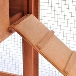 VidaXL Großer Kaninchenstall Kleintierhaus Hasenstall Holz -Garten- & Gewächshäuser Geschäft 32fa31d278c9095ddf09ddac4a07e6df