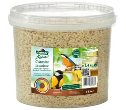 Dehner Natura Wildvogelfutter, Gehackte Erdnusskerne, 5 L (3.4 Kg)