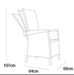 Siena Garden Gartensessel Vermont Kunststoff Geflechtoptik Graphit -Garten- & Gewächshäuser Geschäft 337fe734351383eabd71d4fa25751c40