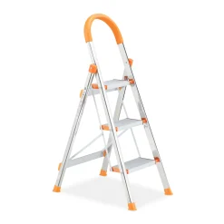 Relaxdays Klappbare Trittleiter Mit 3 Stufen