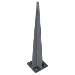 SONGMICS Erdanker, Bodenhalterung Für Standpfosten Von Seitenmarkisen, Bodenanker, Erdnagel, Nur Für SONGMICS Seitenmarkisen Mit Alu-Standpfosten Geeignet, 11,5 X 11,5 X 46 Cm, Grau GSA001 -Garten- & Gewächshäuser Geschäft 33be78194bda6574b2f3b6bbefbc4915