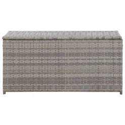 VidaXL Gartenbox Poly Rattan 100x50x50 Cm Grau -Garten- & Gewächshäuser Geschäft 33cc85eaea15fb4ba98c2fb8a6a7edfc