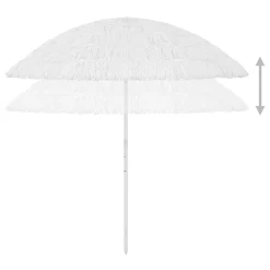 VidaXL Hawaii Sonnenschirm Weiß 300 Cm 11 VidaXL Hawaii Sonnenschirm Weiß 300 Cm -Garten- & Gewächshäuser Geschäft 33e4ff66d7037cddd920a646854b153f