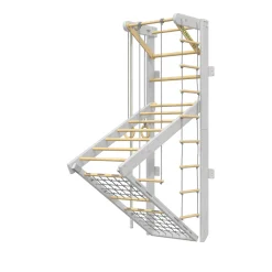 Kidsmont Sprossenwand Grau Graue Seile Für Kinder Und Erwachsene Grau -Garten- & Gewächshäuser Geschäft 340c38758cdf9b967f04579e55384086