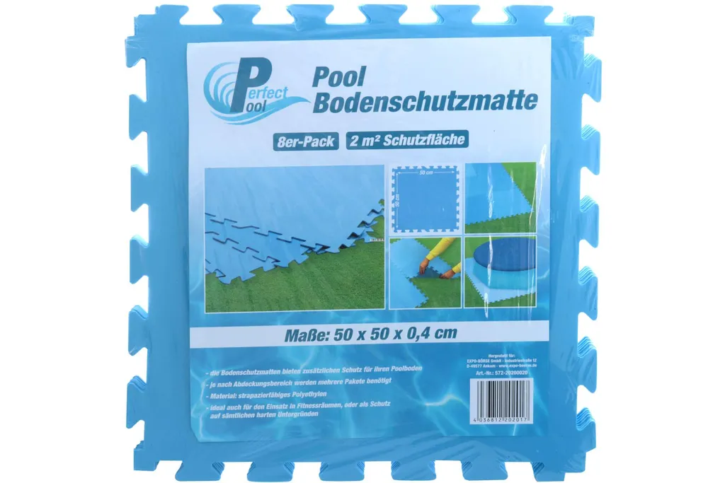 Perfect Pools Perfect Pool Poolmatte Pool Bodenschutzmatte Fitnessmatte BLAU 8er Pack, M-572-20200020 6 Perfect Pools Perfect Pool Poolmatte Pool Bodenschutzmatte Fitnessmatte BLAU 8er Pack, M-572-20200020 – Bild 6