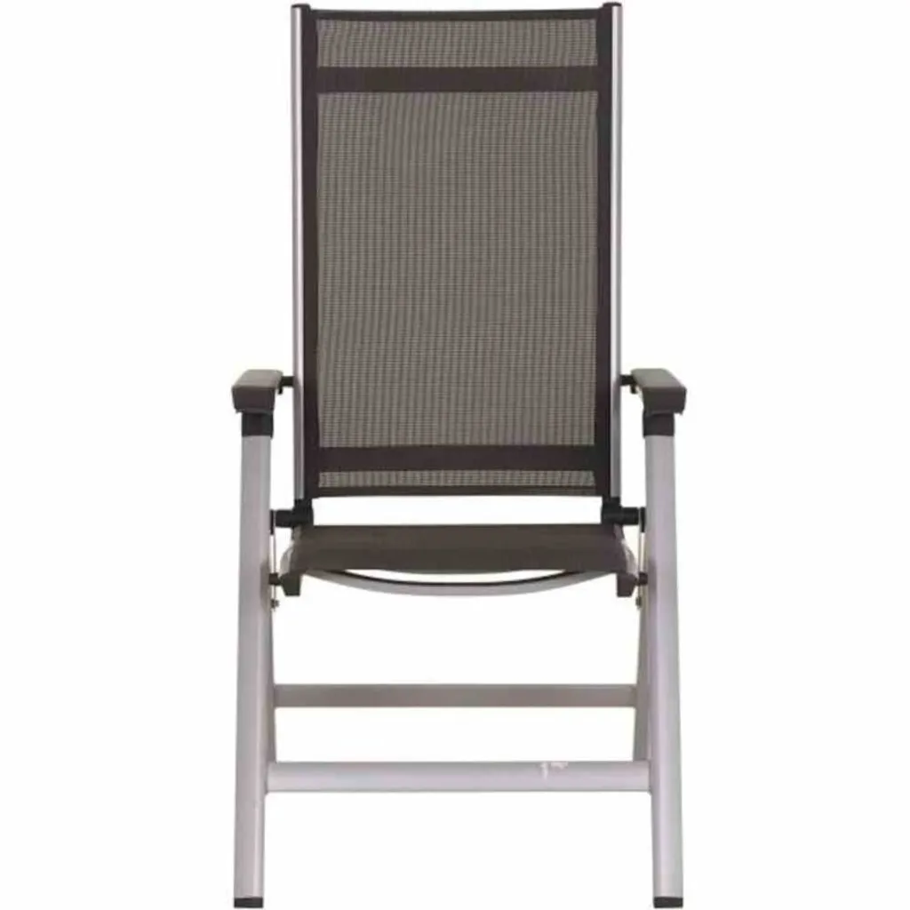 Siena Garden Tesoro Gartenstuhl, Klappbar, Silber 5 Siena Garden Tesoro Gartenstuhl, Klappbar, Silber – Bild 5