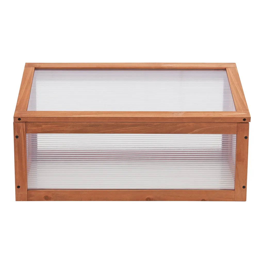 Casa.pro Frühbeet Laarbeek Mini Gewächshaus Aus Holz 60 X 30 Cm Frühbeetkasten Pflanzenbeet Kiefernholz Polycarbonat 5 Casa.pro Frühbeet Laarbeek Mini Gewächshaus Aus Holz 60 X 30 Cm Frühbeetkasten Pflanzenbeet Kiefernholz Polycarbonat – Bild 5