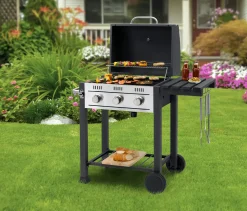 Tepro Gasgrillwagen Toronto Mit Drei Edelstahl-Brenner Und Thermometer -Garten- & Gewächshäuser Geschäft 346215ed6768c6c368f57cfbae18308a