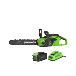 GREENWORKS TOOL Greenworks 40V Akku-Kettensäge Mit 4Ah Batterie Und Ladegerät GD40CS15K4 -Garten- & Gewächshäuser Geschäft 350dbbc713481f20e73434a4633d7bda