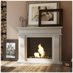 Kratki Portal Bioethanolkamin OCTOBER Weiß