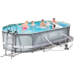 Bestway Power Steel Frame Pool Komplettset, Oval, 488 X 305 X 107 Cm (56448) -Garten- & Gewächshäuser Geschäft 354af2fa08e8746768ed56afdd07a902