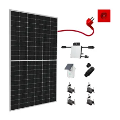 Alpha Solar Balkonkraftwerk Set 370Wp CDZ SOLAR, Mini-Solaranlage, Plug And Play