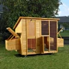 Mucola 214 CM Hühnerstall Hühnerhaus Kaninchenkäfig Hasenstall Hühner Kaninchenstall