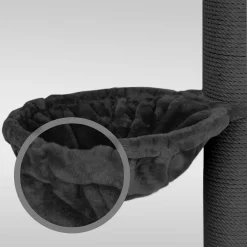 HAPPYPET Liegemulden Für XXL Kratzbaum Schlafmulde Zubehör Für Große Katzen (Maine Coon) Ø 45cm, ANTHRAZIT -Garten- & Gewächshäuser Geschäft 355a86c5c0c9283577ef2a4258388911