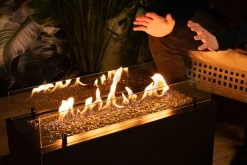 Planika Rio Gas Feuerstelle, Schwarz, Außenkamin, Outdoor, Rechteckig, Mit Glaskieselsteinen - Wetterfest, Terrassenheizung, Gasofen, Für Garten & Patio -Garten- & Gewächshäuser Geschäft 3592e0bd6017d577e42cb7b9ceef42ec