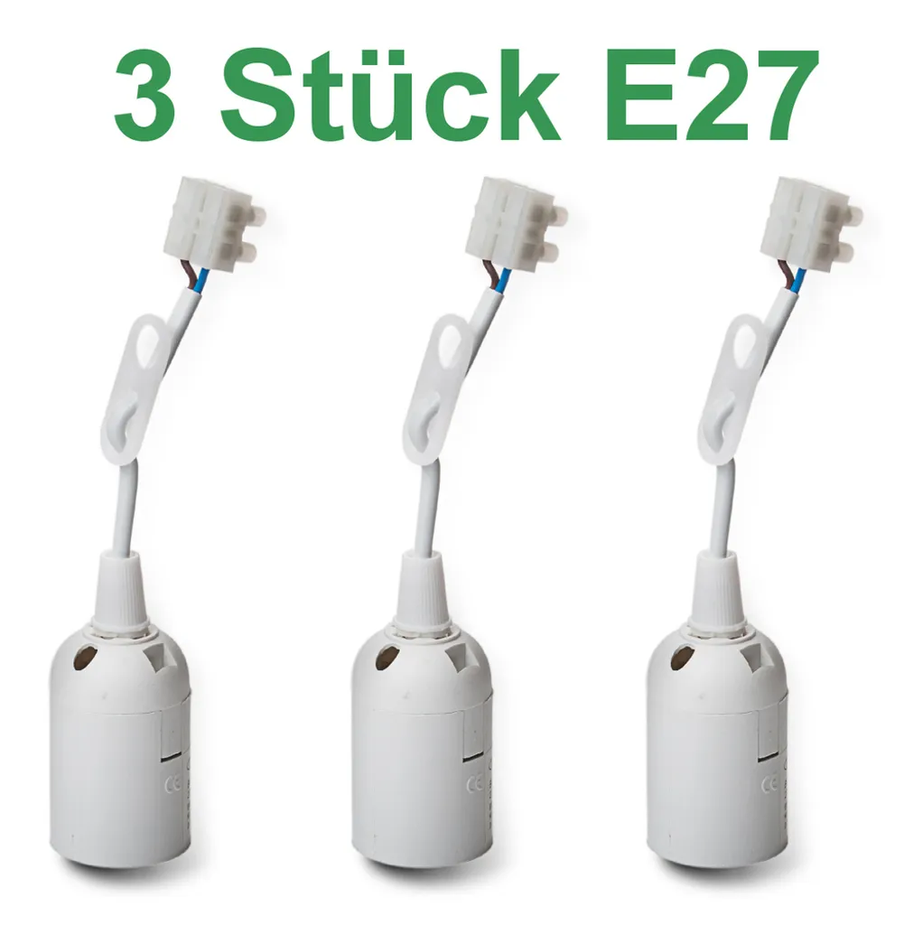 Edi-tronic Baustellenfassung Weiß E27 230V Max. 60W Baufassung Lampenfassung Fassung 2 Edi-tronic Baustellenfassung Weiß E27 230V Max. 60W Baufassung Lampenfassung Fassung – Bild 2