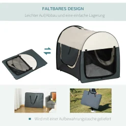 PawHut Hundebox Faltbare Hundetransportbox Transportbox Für Haustier Katzen Dunkelgrau 97 X 71 X 76 Cm 16 PawHut Hundebox Faltbare Hundetransportbox Transportbox Für Haustier Katzen Dunkelgrau 97 X 71 X 76 Cm -Garten- & Gewächshäuser Geschäft 35b1a5f4d45d72ab0ae815cb2e29ce2d