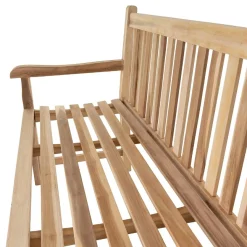 VCM 3-Sitzer Gartenbank Parkbank Hochwertig Massiv Teak Holz Natur 150 Cm -Garten- & Gewächshäuser Geschäft 35b25e3a45e078e5ff3be63e21548940