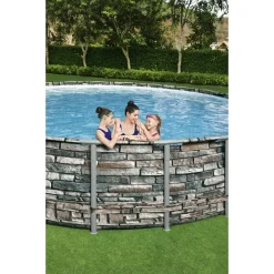Bestway® Power Steel™ Aufstellpool Komplett-Set Mit Filterpumpe Ø 549 X 132 Cm Steinwand-Optik (Naturstein), Rund 17 Bestway® Power Steel™ Aufstellpool Komplett-Set Mit Filterpumpe Ø 549 X 132 Cm Steinwand-Optik (Naturstein), Rund -Garten- & Gewächshäuser Geschäft 3652f5f54b7493bc2b1d0743716b3a7f