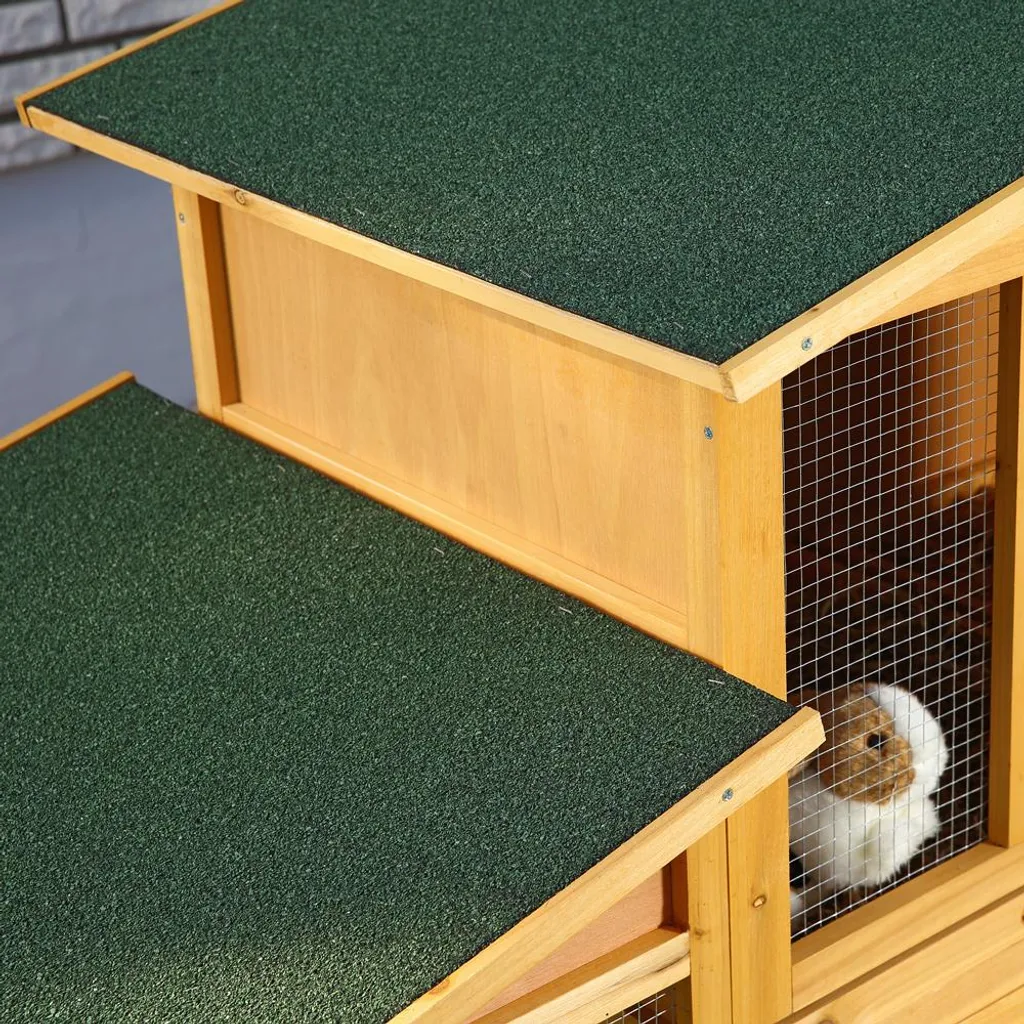 Mucola XXL Hasenstall Kaninchenstall Kleintierstall Hasenkäfig Freigehege Freilauf Holz Gehege Kaninchenkäfig Kleintierhaus Nagerkäfig Innen Außen 4 Mucola XXL Hasenstall Kaninchenstall Kleintierstall Hasenkäfig Freigehege Freilauf Holz Gehege Kaninchenkäfig Kleintierhaus Nagerkäfig Innen Außen – Bild 4