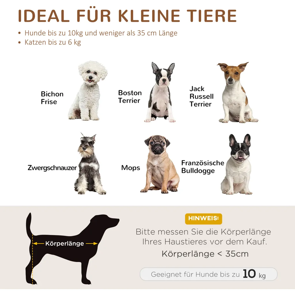 PawHut Haustiersofa Hundebett Rattan Mit Kissen Vier Füßen Haustierbett Katzenbett Hundekorb Hundesofa Für Kleine Hunde Hellgrau+Weiß 70,5 X 40 X 37,5 Cm 5 PawHut Haustiersofa Hundebett Rattan Mit Kissen Vier Füßen Haustierbett Katzenbett Hundekorb Hundesofa Für Kleine Hunde Hellgrau+Weiß 70,5 X 40 X 37,5 Cm – Bild 5