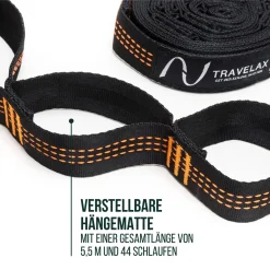 Travelax Hängemattenaufhängung 180kg Belastbarkeit 11 Schlaufen -Garten- & Gewächshäuser Geschäft 36cf023f8eca2adb23507c97f86f4079