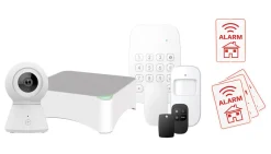 DENVER-ELECTRONICS Denver SHA-150, Smart Alarm System + IP CAM - Tuya Kompatibel -Garten- & Gewächshäuser Geschäft 36db7713c4d9f892b70ec4f481bac336