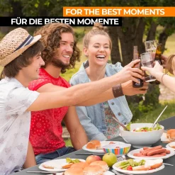 Jago® Klapptisch - 183 Cm Lang, Für 8 Personen, Klappbar, Tragbar, Platzsparend, Outdoor/Indoor, Für Garten, Camping, Bis 150 Kg, Schwarz - Buffettisch, Campingtisch, Koffertisch, Gartentisch 15 Jago® Klapptisch - 183 Cm Lang, Für 8 Personen, Klappbar, Tragbar, Platzsparend, Outdoor/Indoor, Für Garten, Camping, Bis 150 Kg, Schwarz - Buffettisch, Campingtisch, Koffertisch, Gartentisch -Garten- & Gewächshäuser Geschäft 36ea6dbd9785c650cf4838d6a30db500