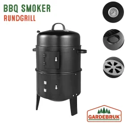 Deuba 3in1 Smoker Inkl. Thermometer Leichter Transport Räucherofen Holzkohlegrill BBQ Rundgrill Räuchertonne 19 Deuba 3in1 Smoker Inkl. Thermometer Leichter Transport Räucherofen Holzkohlegrill BBQ Rundgrill Räuchertonne -Garten- & Gewächshäuser Geschäft 37244f7dcc163f8982703ca4ddc704cd