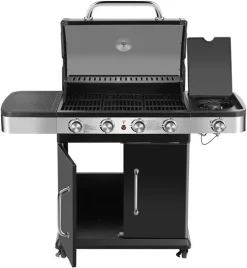 El Fuego Gasgrill / Grillwagen Burlington 4 Brenner +1 Seitenbrenner, Grillfäche 70x42cm -Garten- & Gewächshäuser Geschäft 3778c842e6a285854ed3dffedfa891e6
