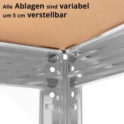 STAHLWERK Schwerlastregal Belastbar Bis 875 Kg Stahlregal Kellerregal Lagerregal -Garten- & Gewächshäuser Geschäft 378175946f741870ab40dabc7b1ed4d9