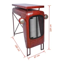 Esschert Design Traktortisch Rot; IH033 -Garten- & Gewächshäuser Geschäft 378fe5aa2469f9f912a4b4b5c265e243