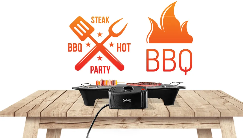Adler 2in1 Standgrill BBQ Grill Partygrill Tischgrill Standtischgrill Elektro Grill 2000 Watt 13 Adler 2in1 Standgrill BBQ Grill Partygrill Tischgrill Standtischgrill Elektro Grill 2000 Watt – Bild 13